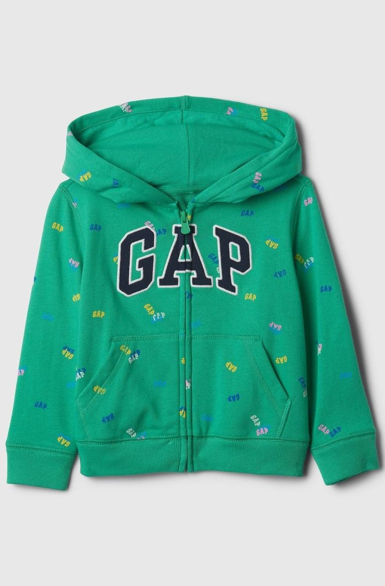  Gap Logo Fransız Havlu Kumaş Fermuarlı Sweatshirt