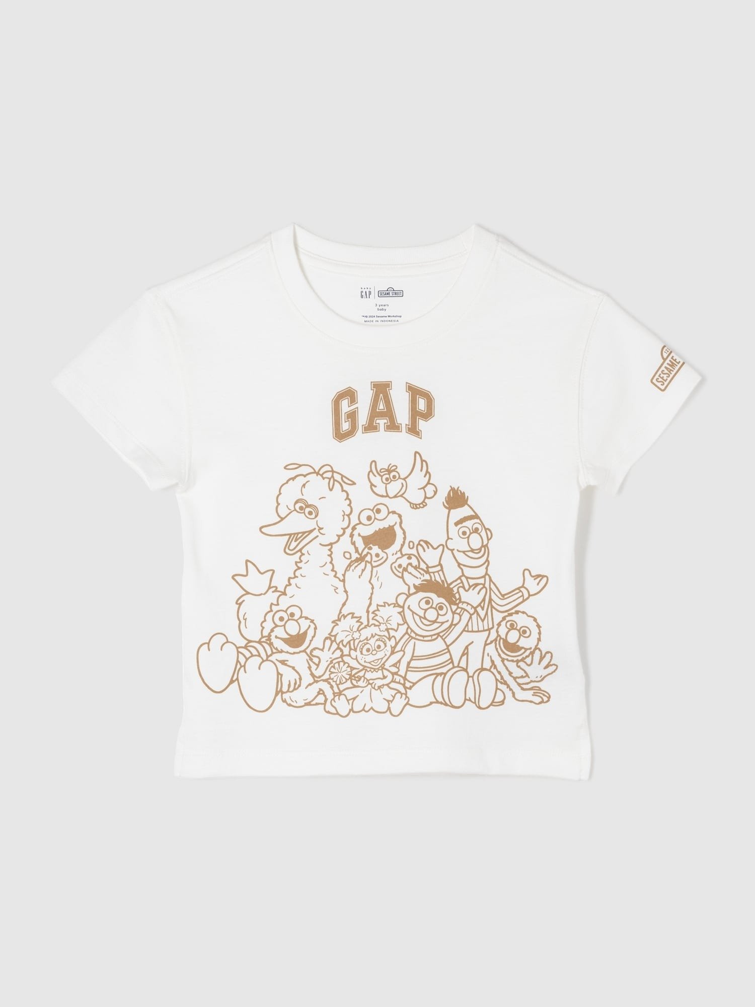 Gap Logo Susam Sokağı Grafikli T-Shirt product image