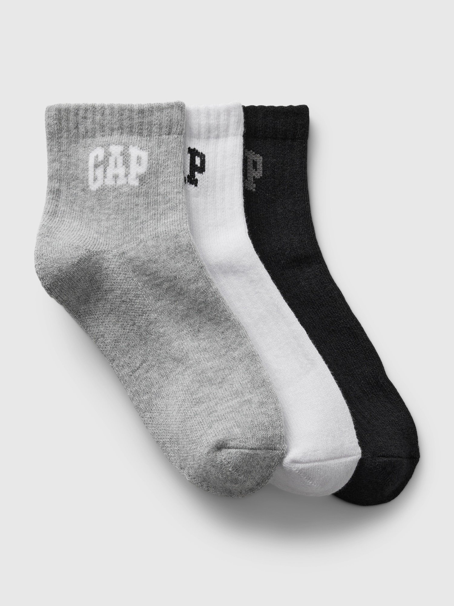 Gap Logo Quarter Crew 3'lü Çorap Seti product image