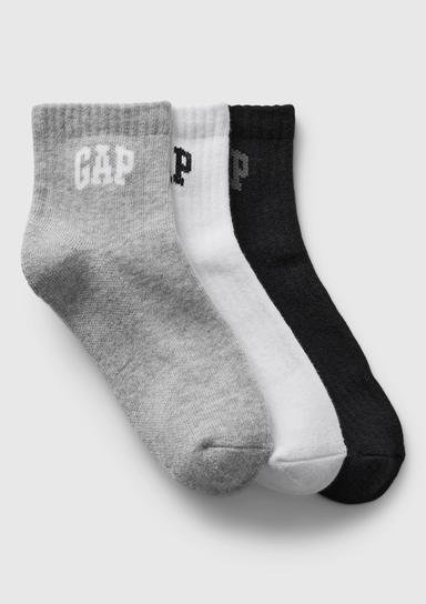 Gap Logo Quarter Crew 3'lü Çorap Seti