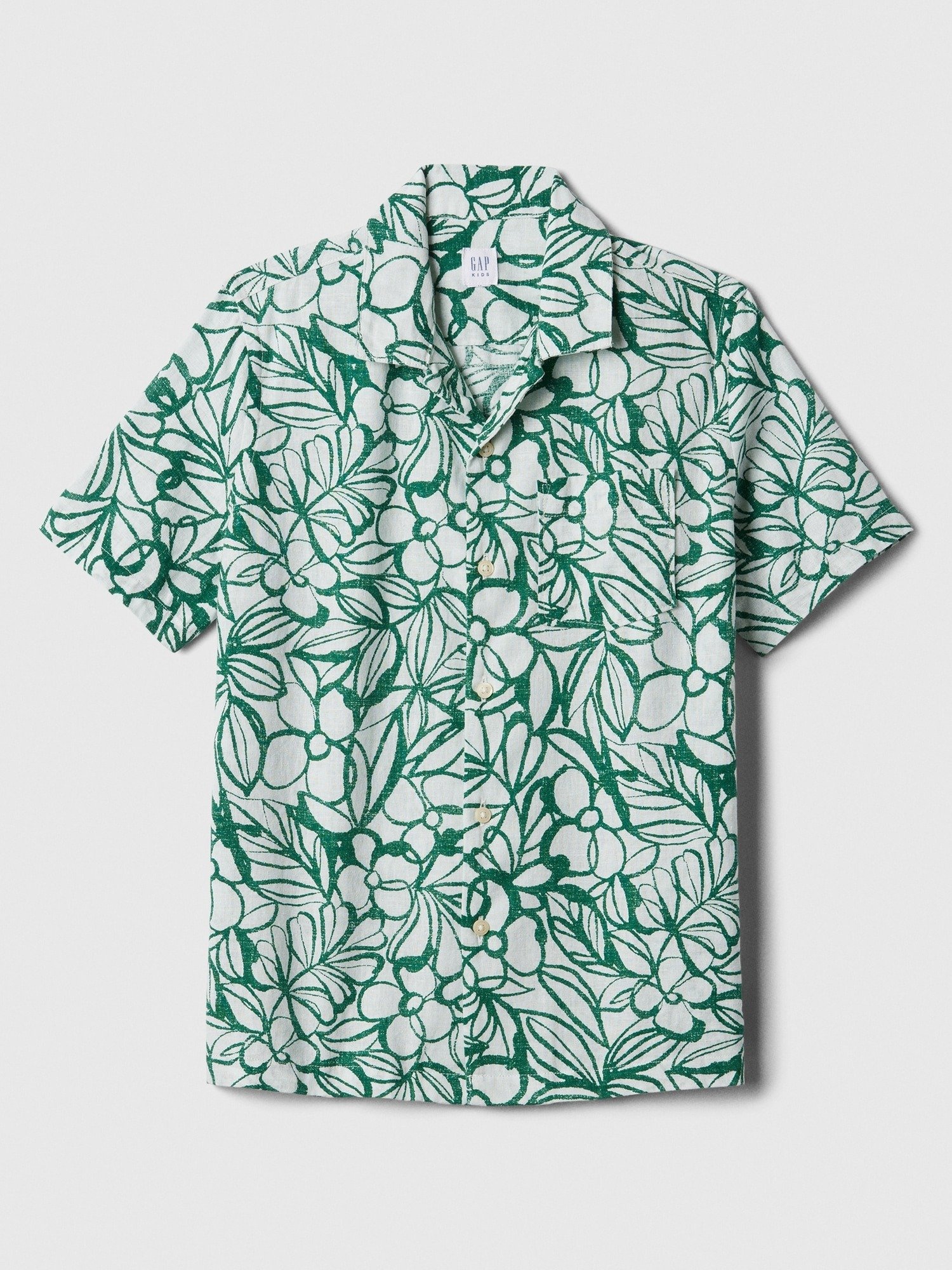 Keten Karışımlı Vacay Gömlek product image