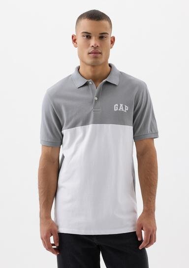 Gap Logo Colorblock Pique Polo Yaka T-Shirt