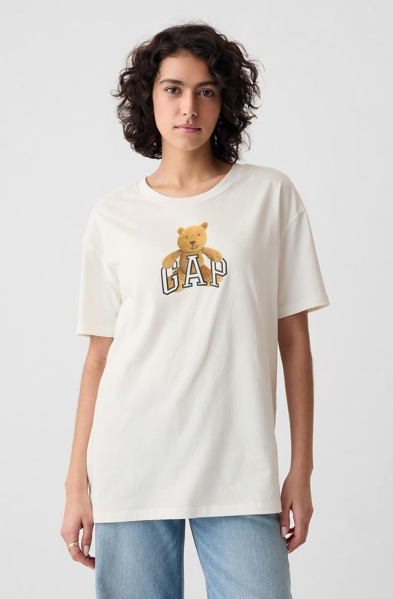  Gap Logo Brannan Bear Grafikli T-Shirt