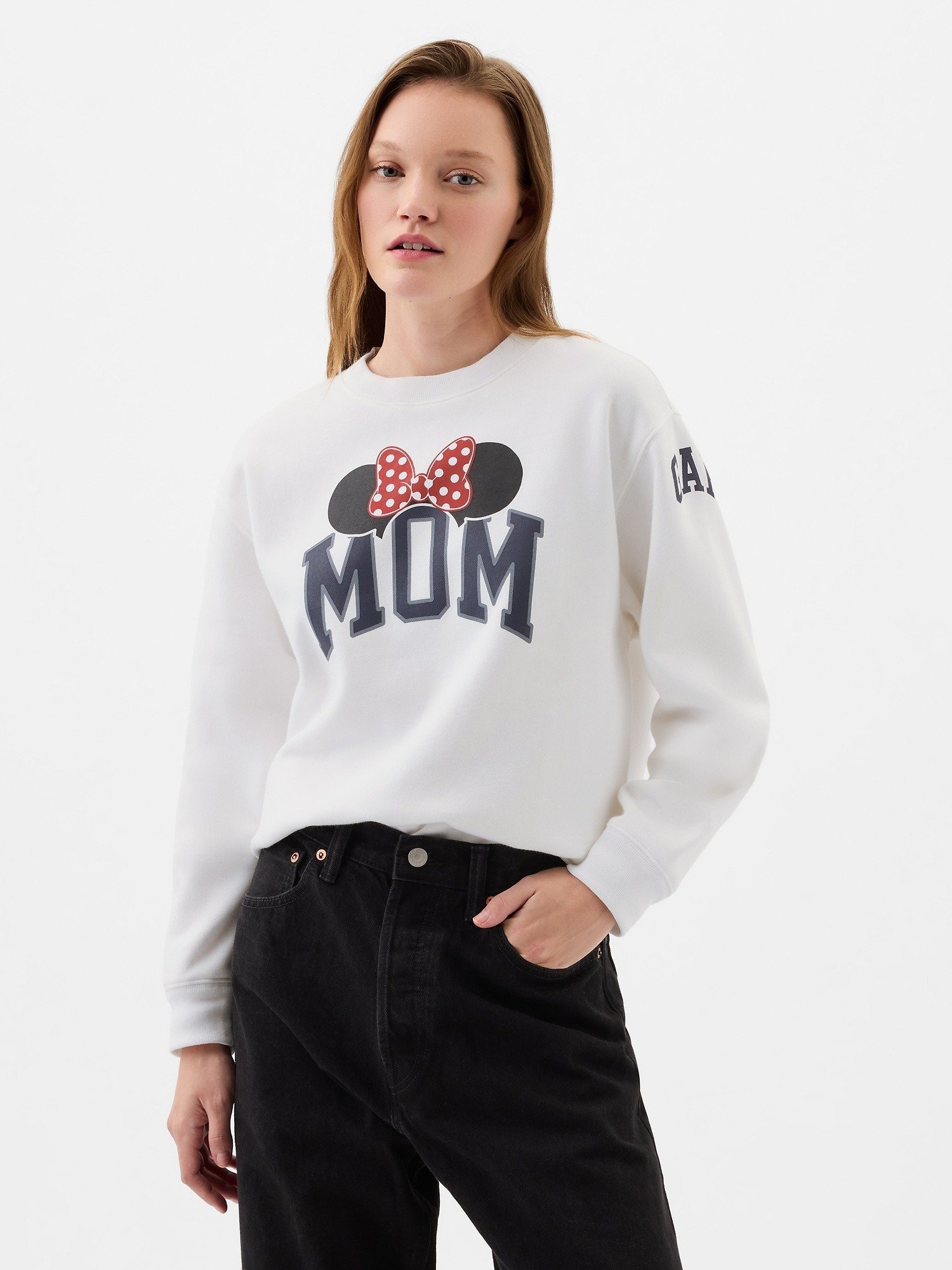 Gap Logo Disney Mom Grafikli Fleece Sweatshirt product image