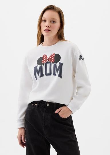 Gap Logo Disney Mom Grafikli Fleece Sweatshirt