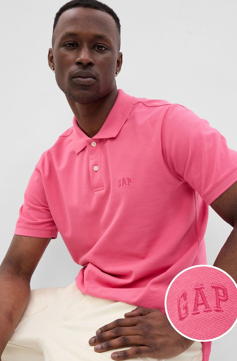  Gap Logo Piqué Polo Yaka T-Shirt