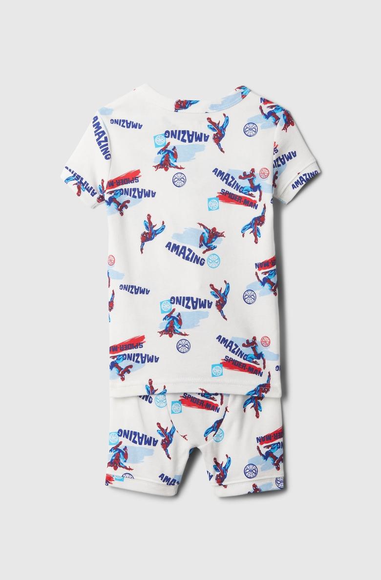  %100 Organik Pamuk Marvel Spider-Man Desenli Pijama Takımı