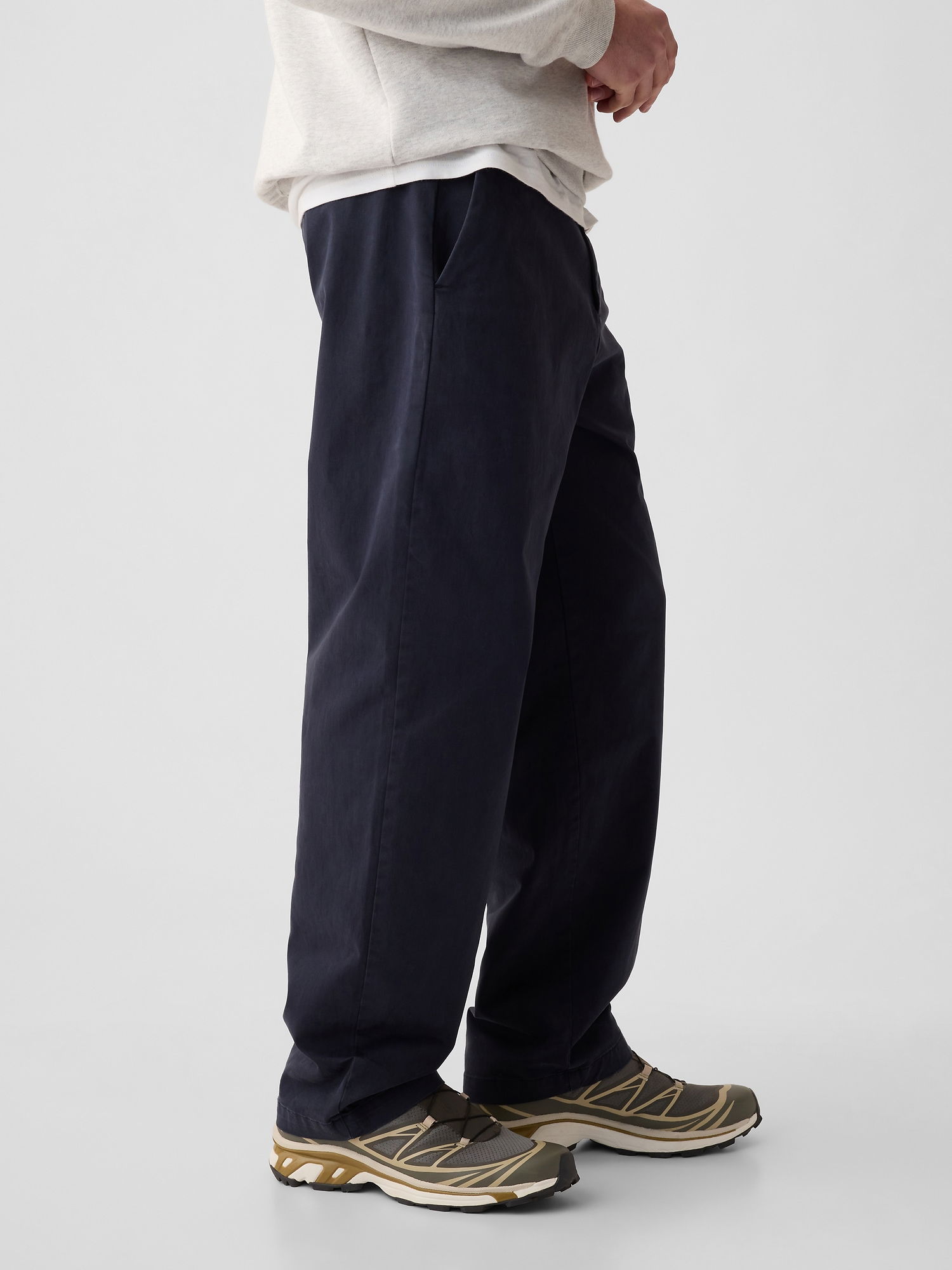 GapFlex Modern Khaki Baggy Pantolon_3