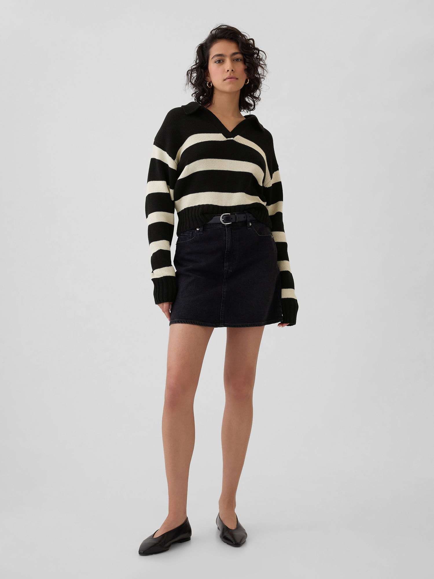 Polo Yaka Crop Kazak_3