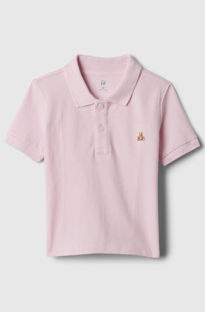  Brannan Bear İşlemeli Pique Polo Yaka T-Shirt