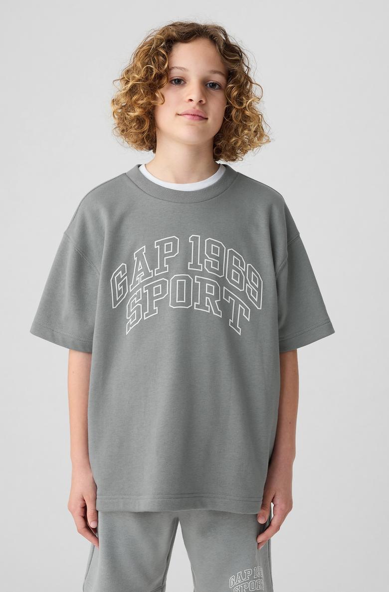  Gap Logo Grafikli Kısa Kollu Sweatshirt