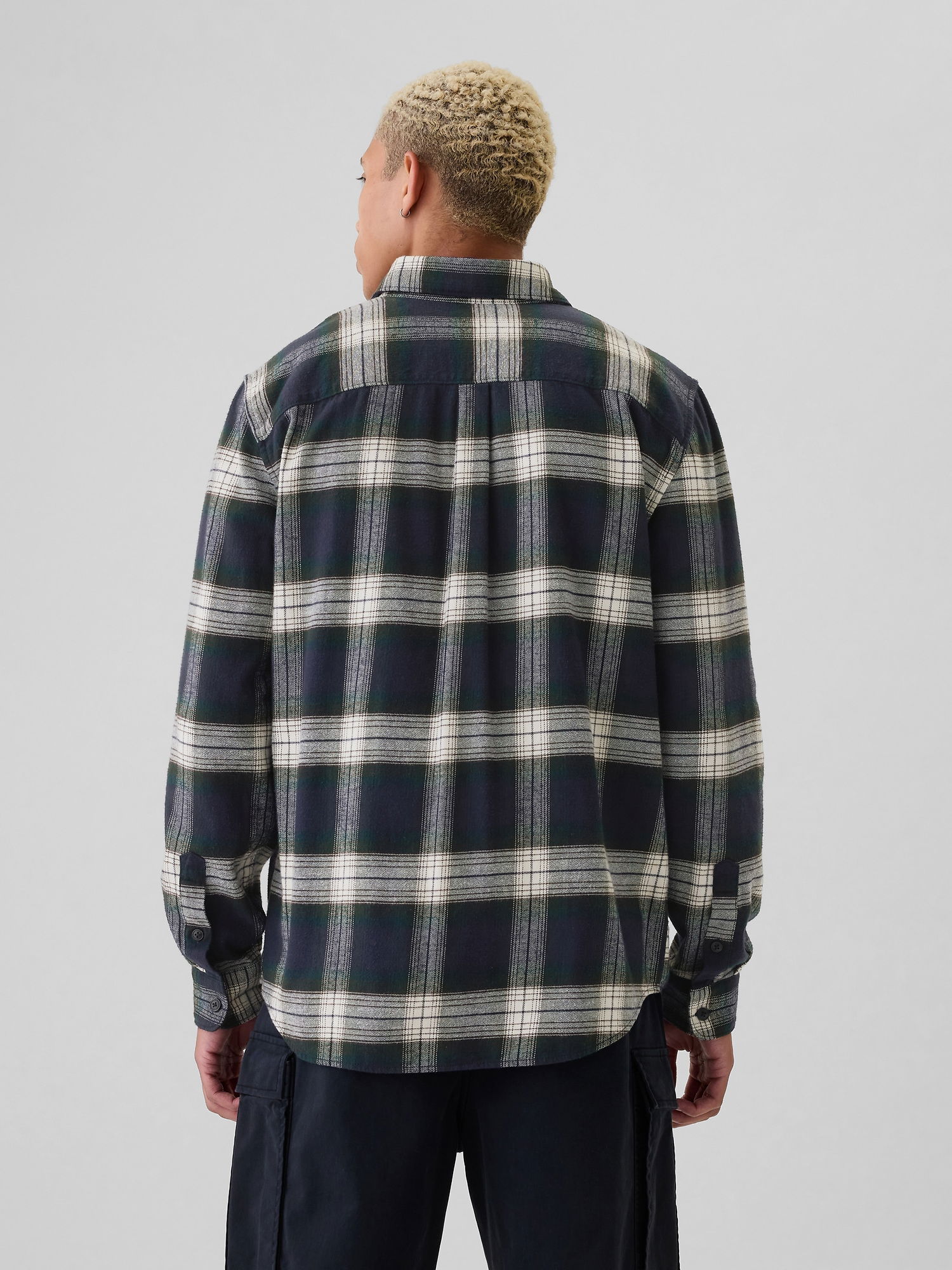 Organik Pamuk Flannel Gömlek_4