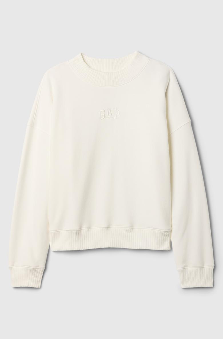  Gap Logo Vintage Soft Balıkçı Yaka Fleece Sweatshirt