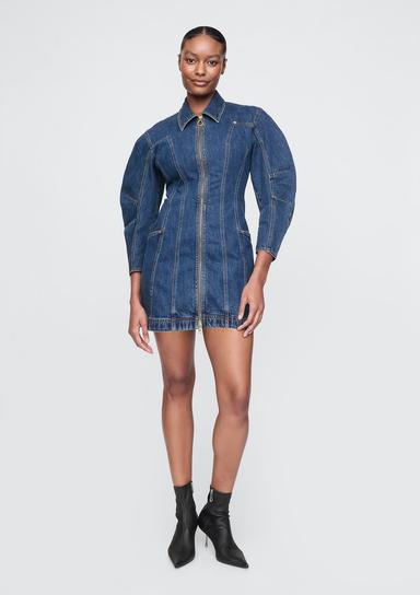 Gap × Cult Gaia Barrel Denim Mini Elbise