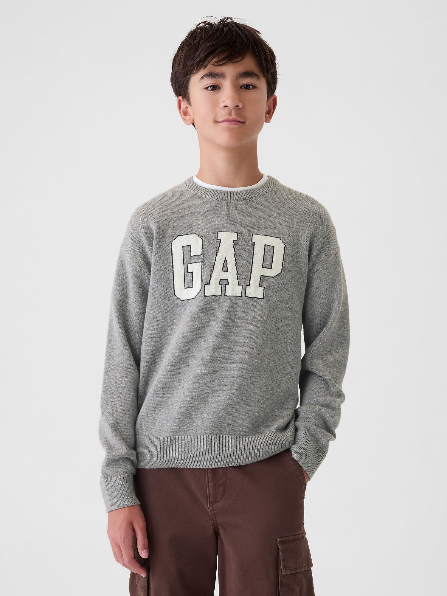 Kids Gap logo intarsia kazak product image