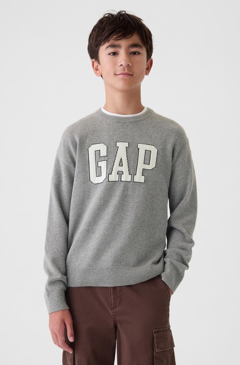  Kids Gap logo intarsia kazak