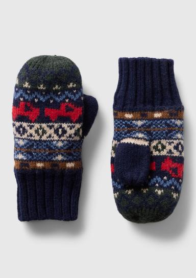 CashSoft Fair Isle Eldiven
