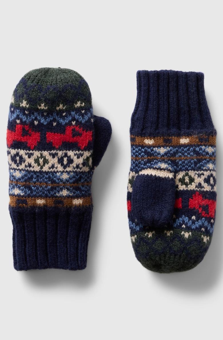  CashSoft Fair Isle Eldiven