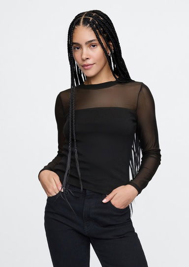 Modern Mesh Bluz
