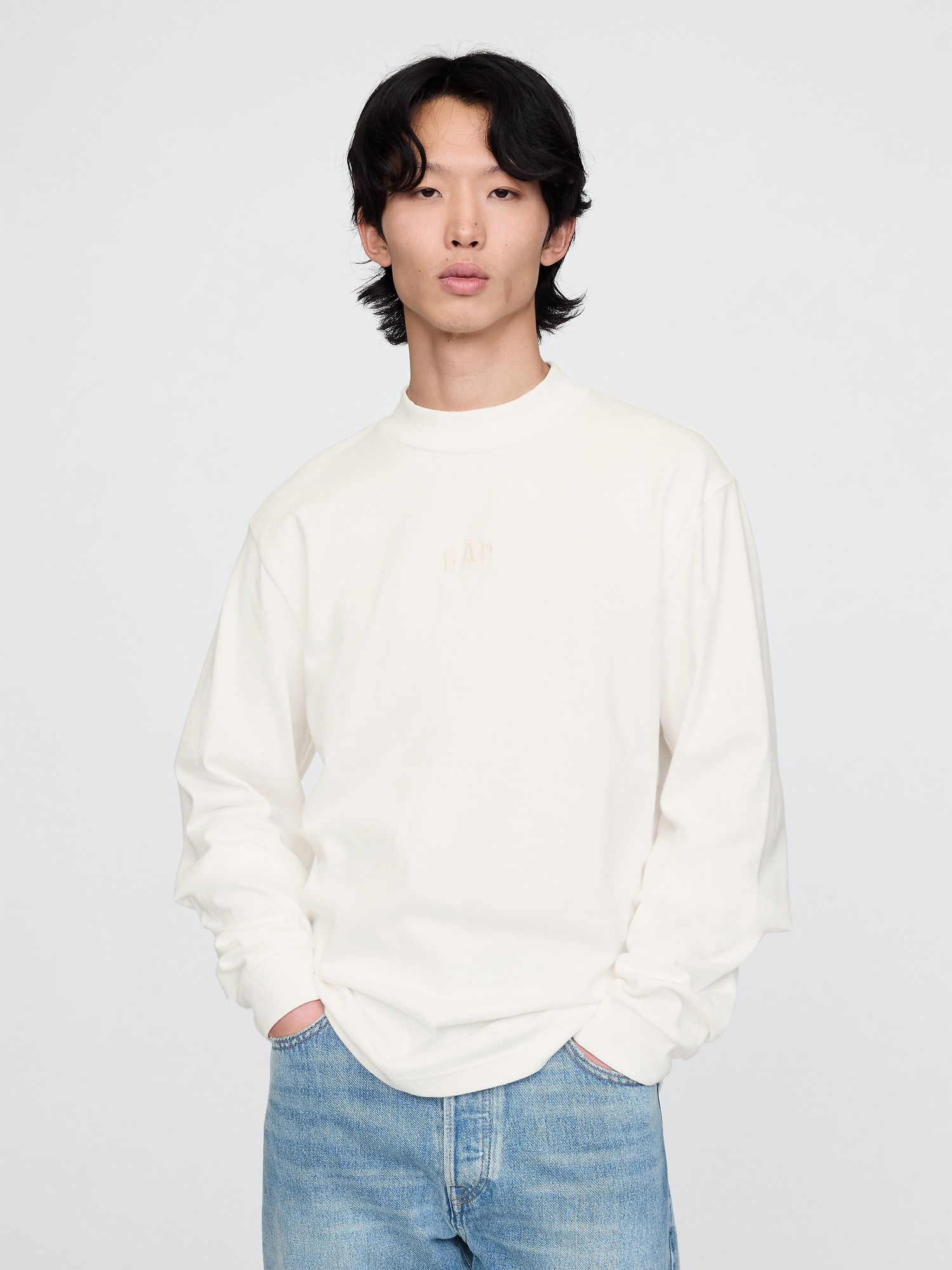 Mockneck Logo T-Shirt product image