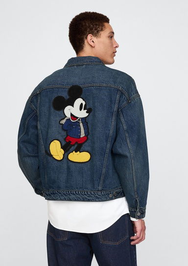 Gap logo × Disney Mickey Mouse İkonu Denim Ceket