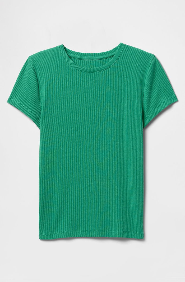  Modern Rib Crop T-Shirt