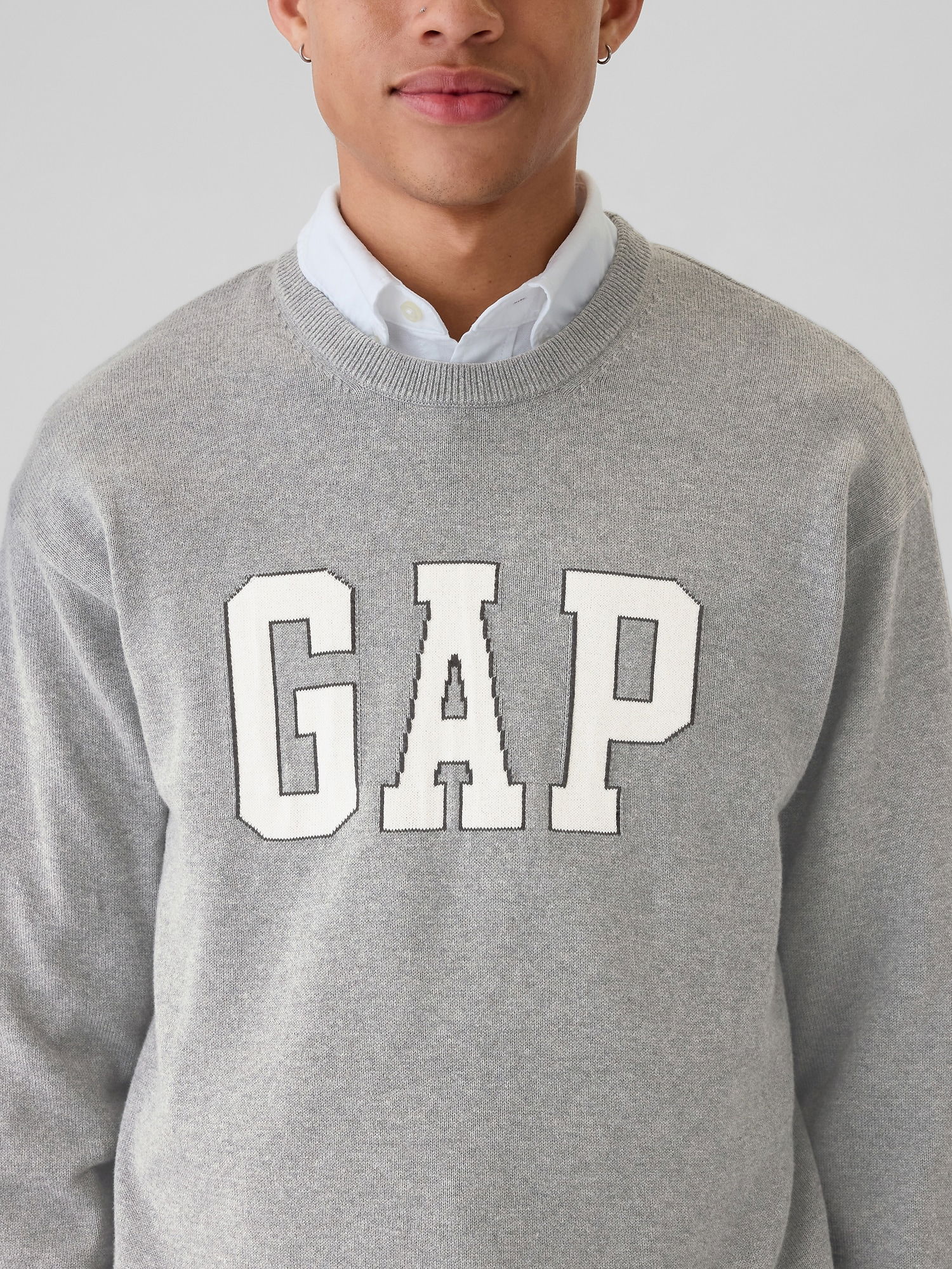 Gap Logo Relaxed Intarsia Kazak product image