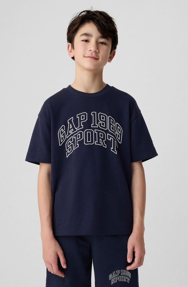  Gap Logo Grafikli Kısa Kollu Sweatshirt
