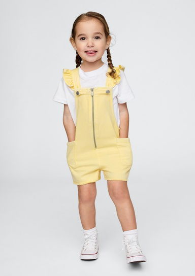 UltraSoft Ruffle Denim Tulum