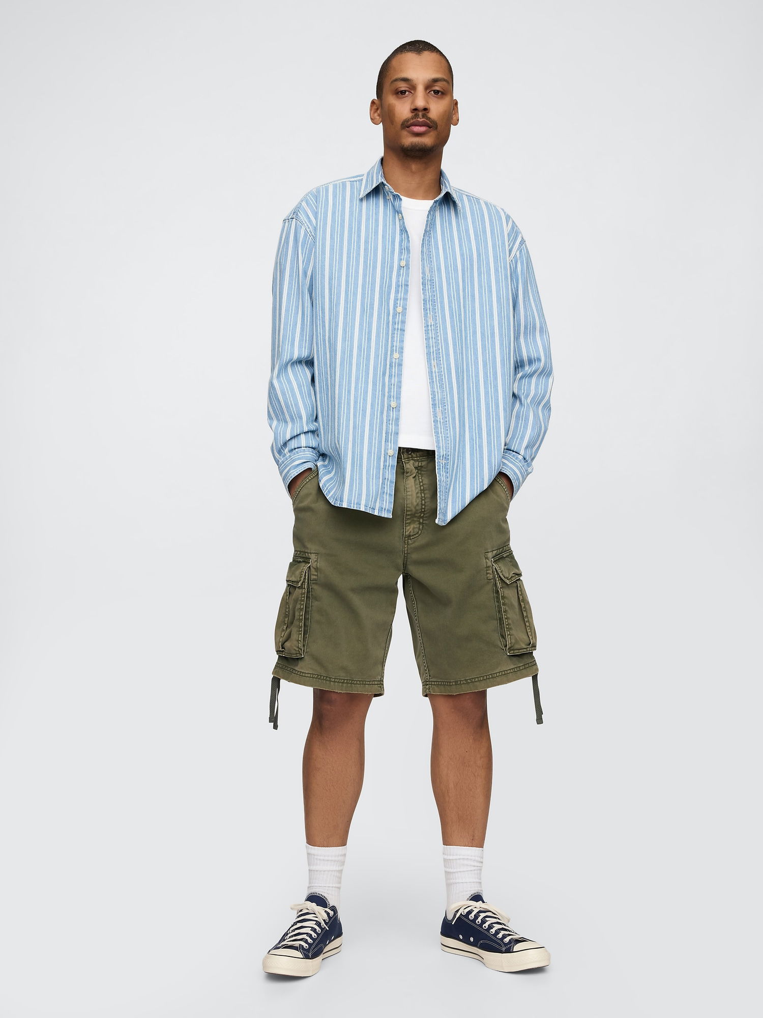 Twill Kargo Baggy Şort product image