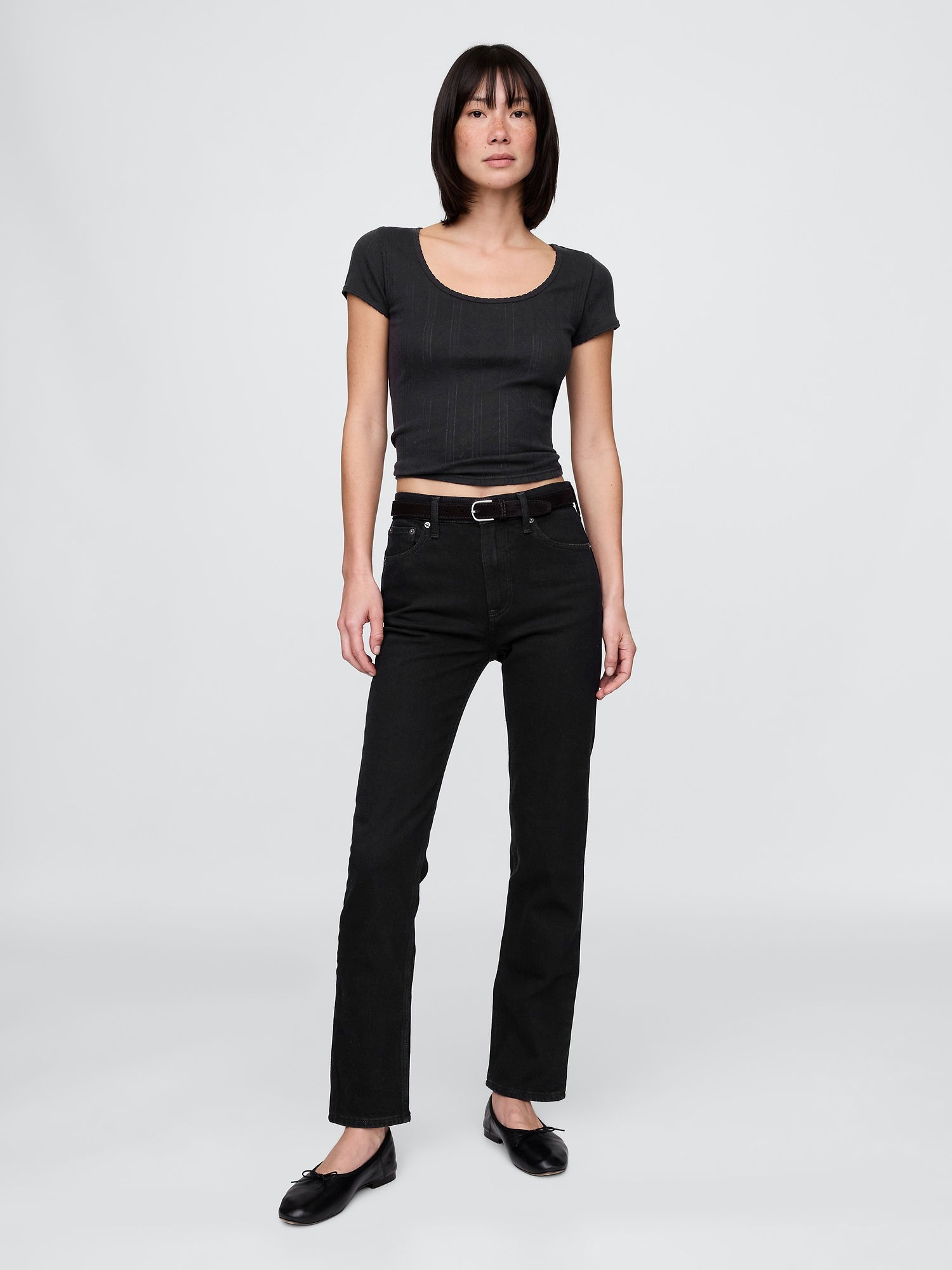 High Rise '90s Straight Jean Pantolon product image