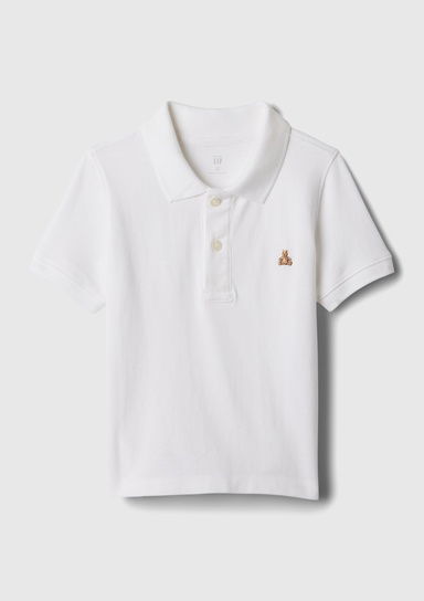 Brannan Bear İşlemeli Pique Polo Yaka T-Shirt