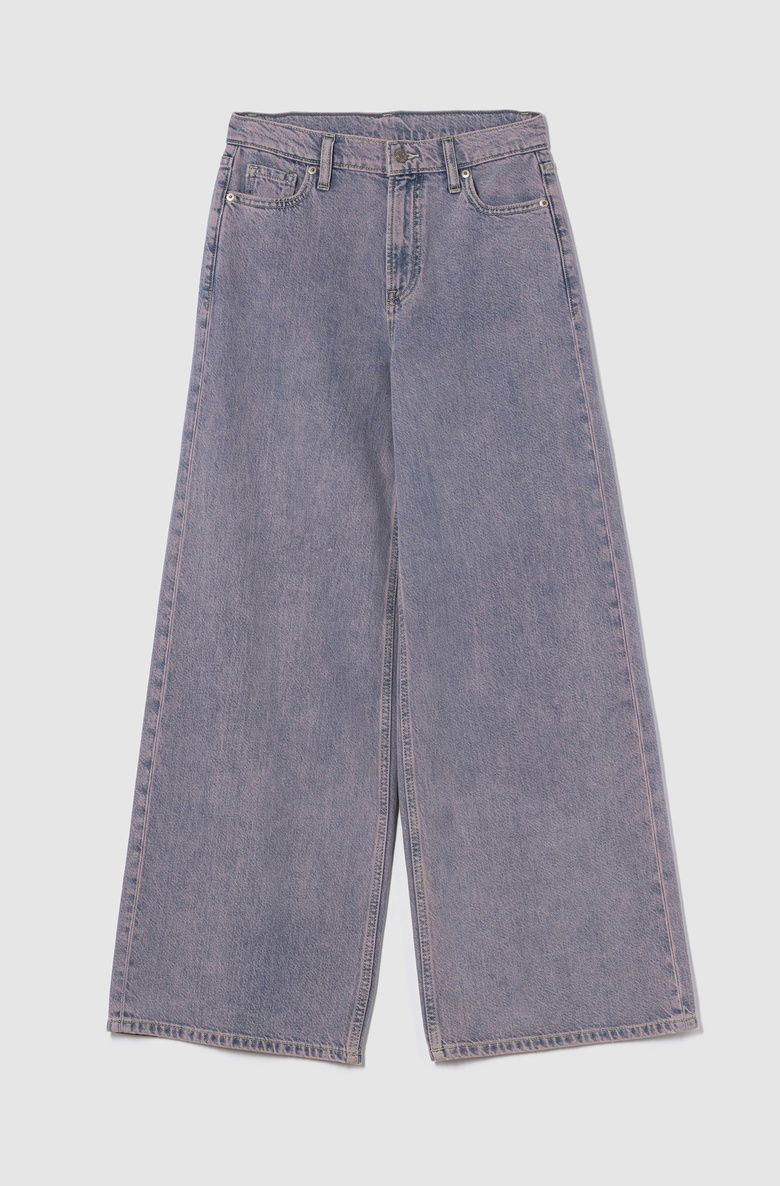  Mid Rise UltraSoft Baggy Jean Pantolon