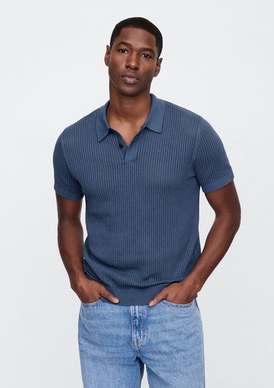 Polo Yaka  Ribana T-Shirt
