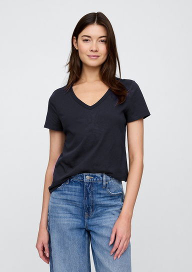 V Yaka T-Shirt