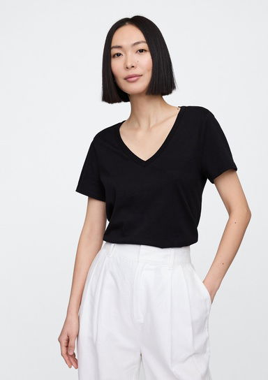 V Yaka T-Shirt