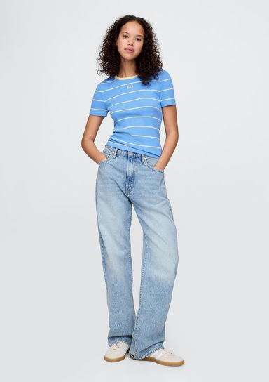 Gap Logo Modern Crop T-Shirt