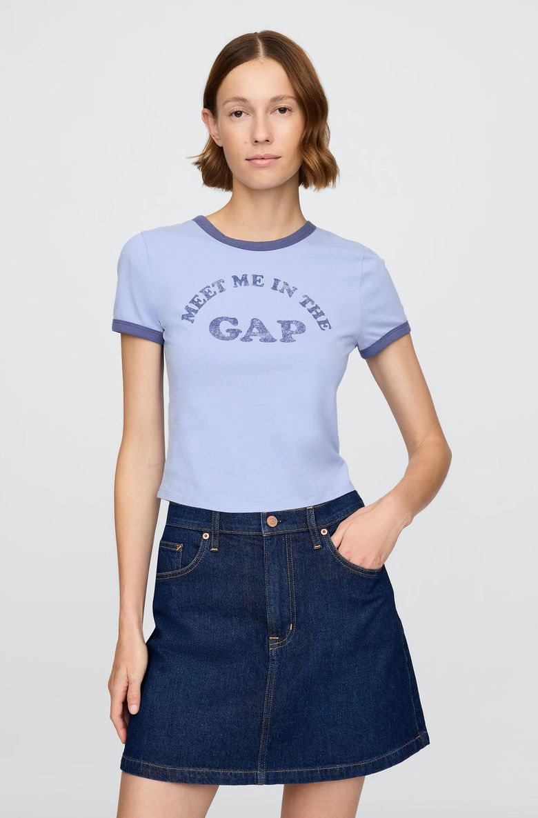  Gap Logo Crop T-Shirt