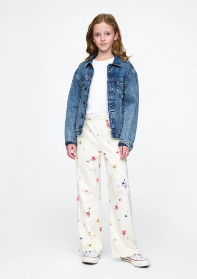 Relaxed Wide Leg Fransız Havlu Kumaşı Eşofman Altı