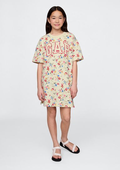 Oversized Gap Logo Fransız Havlu Kumaş Elbise