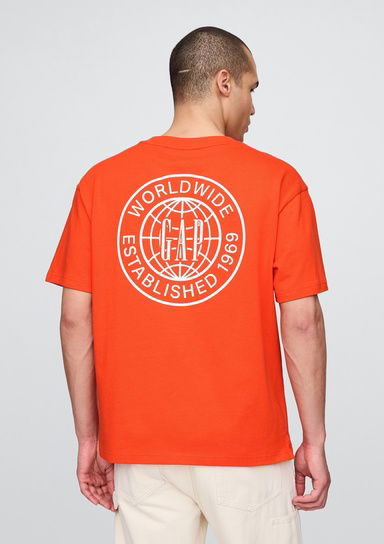 Gap Dünya Logosu T-Shirt