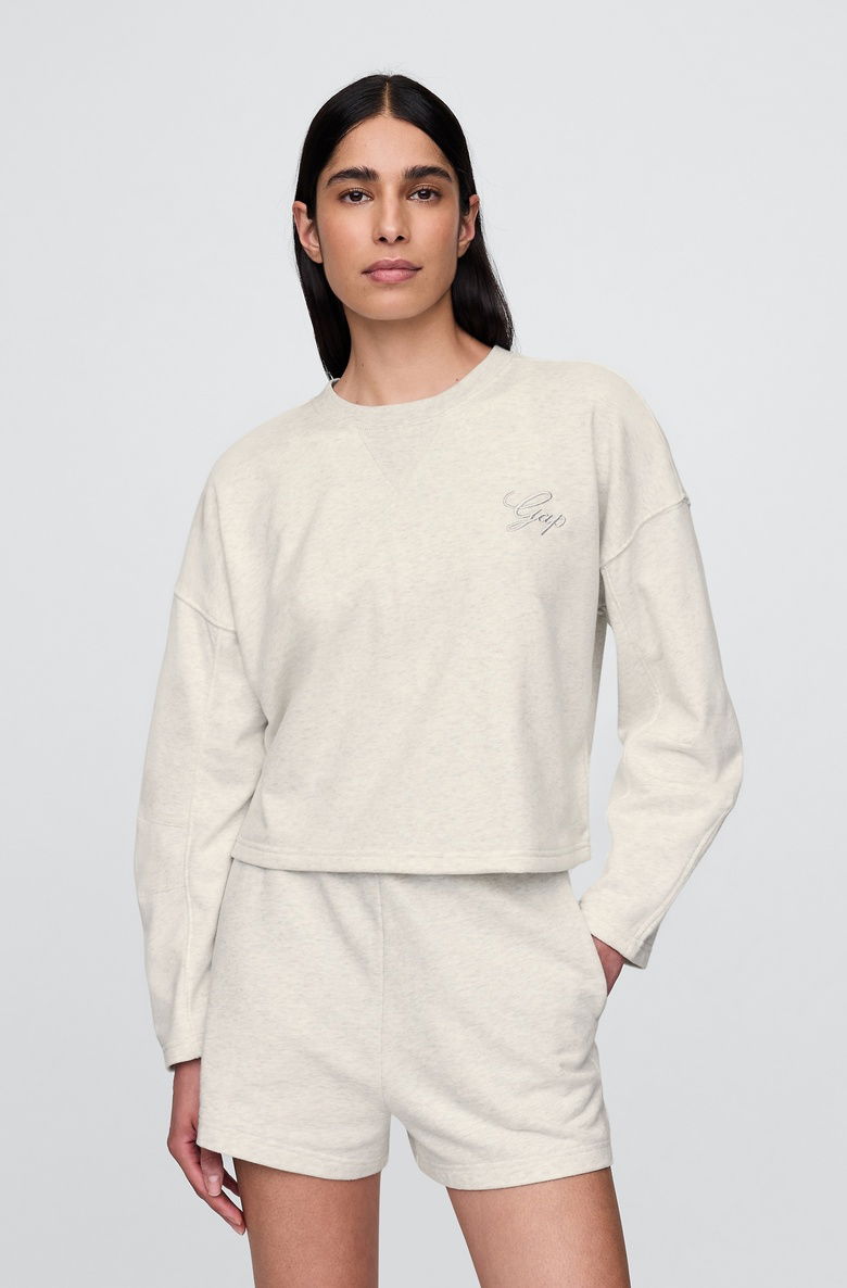  VintageSoft Oversized Gap Logo Sweatshirt