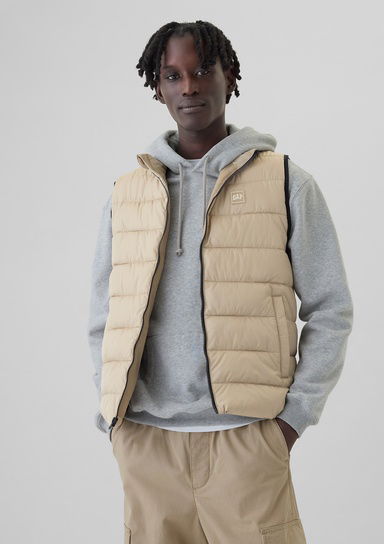 Gap Logo ColdControl Puffer Şişme Yelek