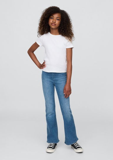 High Rise Flare Jean Pantolon