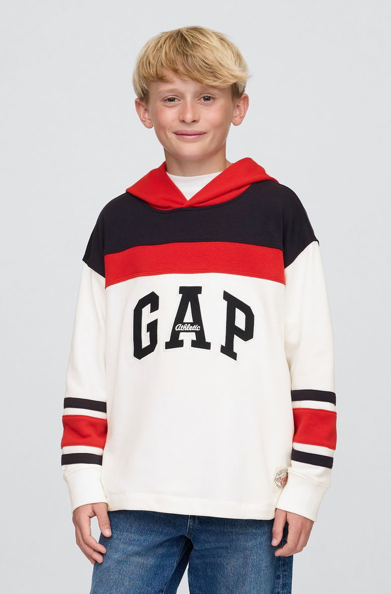  Vintage Soft Fransız Havlu Kumaş Colorblock Gap Logo Sweatshirt