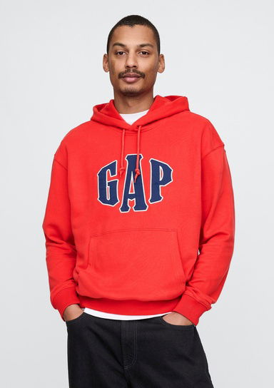VintageSoft Oversize Gap Logo Kapüşonlu Sweatshirt
