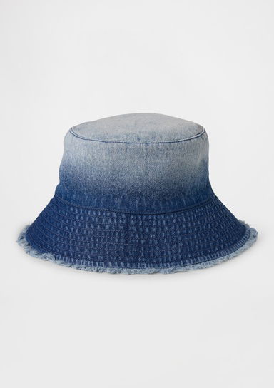 Ombre Denim Bucket Şapka