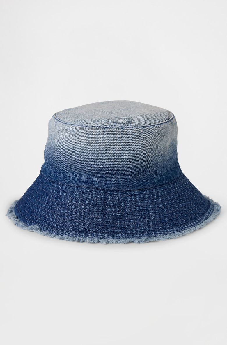  Ombre Denim Bucket Şapka