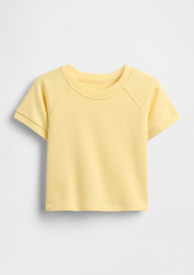 Gap Logo Fransız Havlu Kumaş Bisiklet Yaka T-Shirt