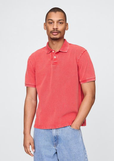 Relaxed Pique Polo T-Shirt
